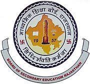 RBSE 10th Admit Card Exam Time Table