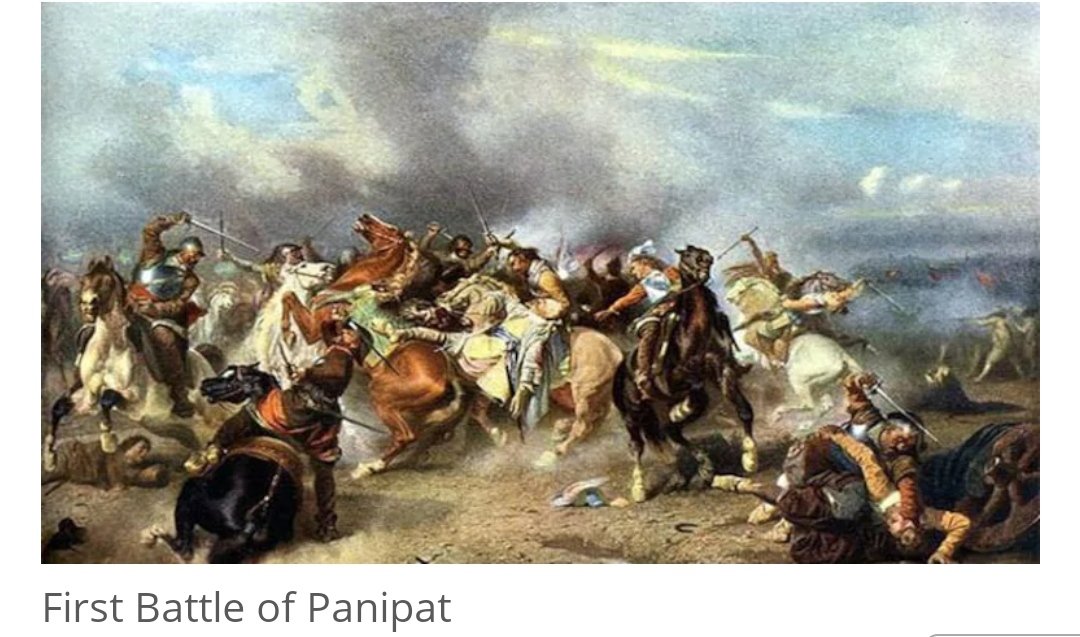 The first battle of Panipat